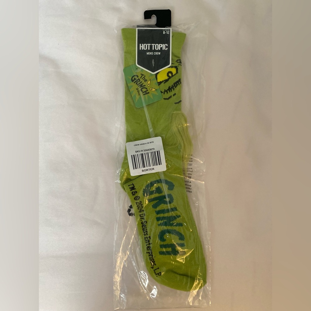 Grinch Crew Socks